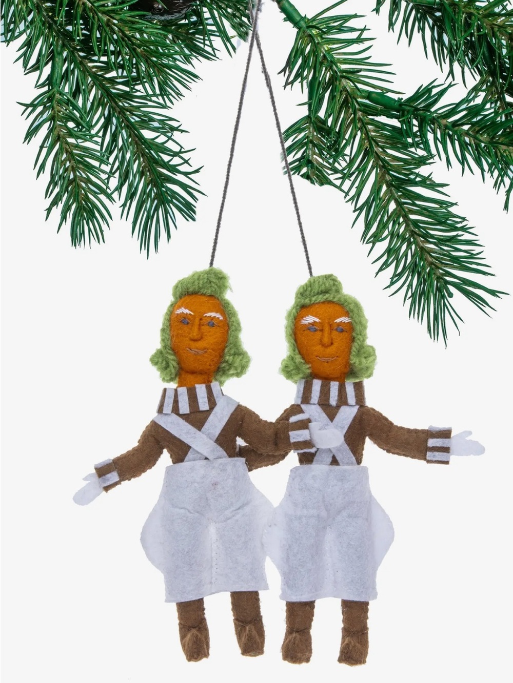 Oompa Loompa Christmas Tree Ornament